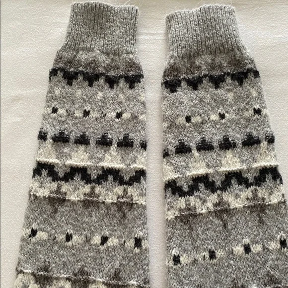 Abercrombie & Fitch Nordic Fair Isle Norwegian pattern knit  mock / roll neck S - Picture 8 of 16